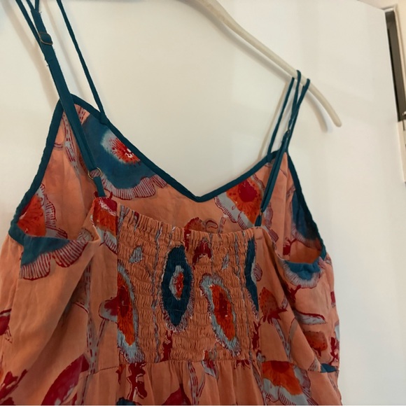 Floral Spaghetti Strap Maxi Dress - Multicolor - Picture 3 of 3